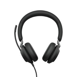 slušalke JABRA Evolve2 40 SE MS, on-ear, Stereo, USB-A, črne