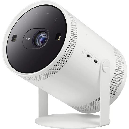 Projektor DLP, SAMSUNG Freestyle SPLFF3CLA, 1920x1080, 230 ANSI lumena, 500:1, USB-C, Bluetooth, WiFi, beli