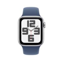 Pametna ura APPLE Watch SE2 V3 GPS, 40mm Silver Alu Case with Denim Sport Band - M/L