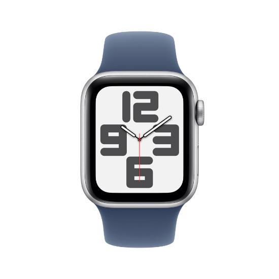 Pametna ura APPLE Watch SE2 V3 GPS, 40mm Silver Alu Case with Denim Sport Band - M/L
