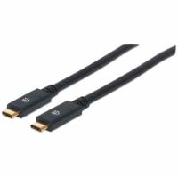 Kabel MANHATTAN, USB 3.2 Gen1, USB-C (M) na USB-C (M), PD 60W, 1.2 DP Alt Mode, 2.0m