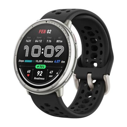 Pametni sat AMAZFIT Active 2, 1.32" Amoled, pametne obavijesti, crni