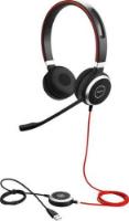 slušalke JABRA Evolve 40 UC, on-ear, Stereo, črne
