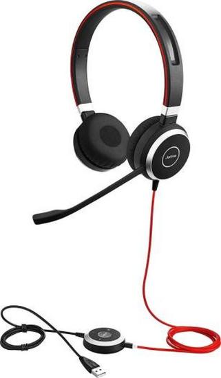 slušalke JABRA Evolve 40 UC, on-ear, Stereo, črne