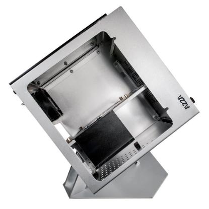 Ohišje AZZA Cube Mini 805, prozor, mini ITX, srebrno