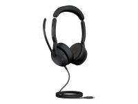 slušalke JABRA Evolve2 50 UC, on-ear, Stereo, USB-C, črne