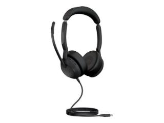 slušalke JABRA Evolve2 50 UC, on-ear, Stereo, USB-C, črne