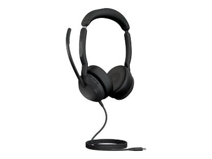 slušalke JABRA Evolve2 50 UC, on-ear, Stereo, USB-C, črne