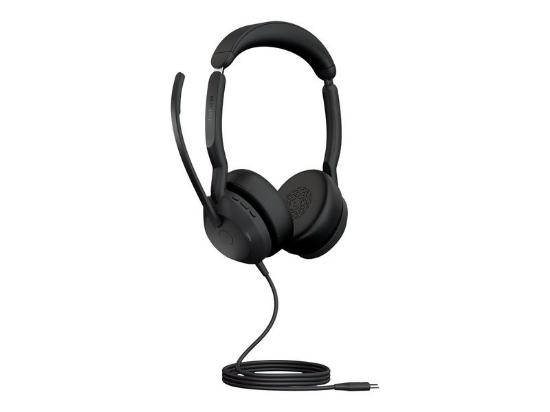 slušalke JABRA Evolve2 50 UC, on-ear, Stereo, USB-C, črne
