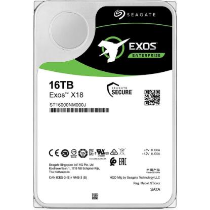 Trdi disk 16 TB SEAGATE Exos X18, ST16000NM000J, SATA 3, 256MB cache, 7200 okr./min, 3.5", za strežnik