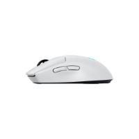 Miška LOGITECH Pro 2 Lightspeed, RGB, optični, brezžični, 32000dpi, beli