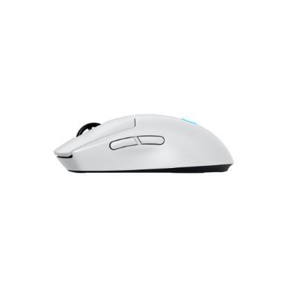 Miška LOGITECH Pro 2 Lightspeed, RGB, optični, brezžični, 32000dpi, beli