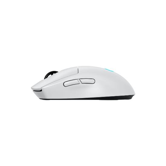 Miška LOGITECH Pro 2 Lightspeed, RGB, optični, brezžični, 32000dpi, beli
