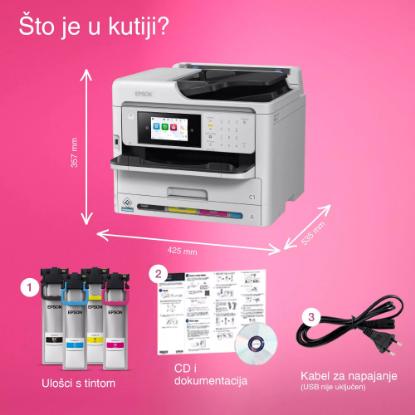 Multifunkcijski Tiskalnik EPSON WorkForce Pro WF-C5890DWF, print/scan/copy/fax, 4800 dpi, USB, G-LAN, WiFi