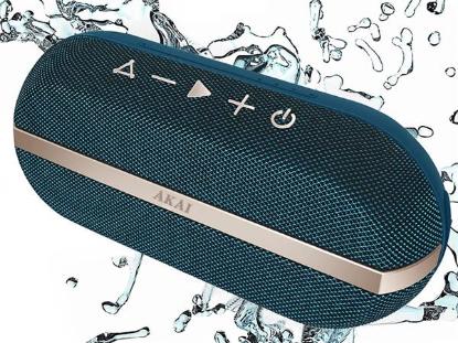 Prijenosni Bluetooth zvučnik AKAI ABTSW-30R, 20W, BT, vodootporan IPX 7, baterija, plavi