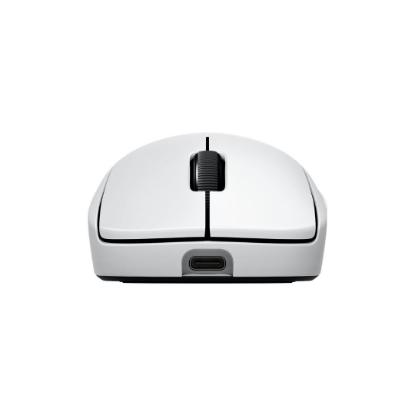 Miška LOGITECH Pro 2 Lightspeed, RGB, optični, brezžični, 32000dpi, beli