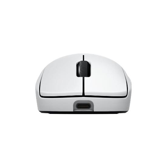 Miška LOGITECH Pro 2 Lightspeed, RGB, optični, brezžični, 32000dpi, beli