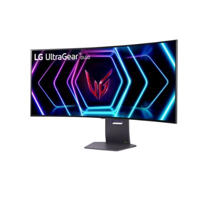 Gaming monitor 38,5" LG 39GS95QE-B.AEU, UWQHD, OLED, 240Hz, 1ms, 275cd/m2, G-Sync, FreeSync ukrivljeni, črni