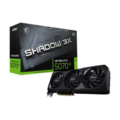Grafična kartica MSI GeForce RTX 5070 Ti Shadow 3X OC, 16GB GDDR7