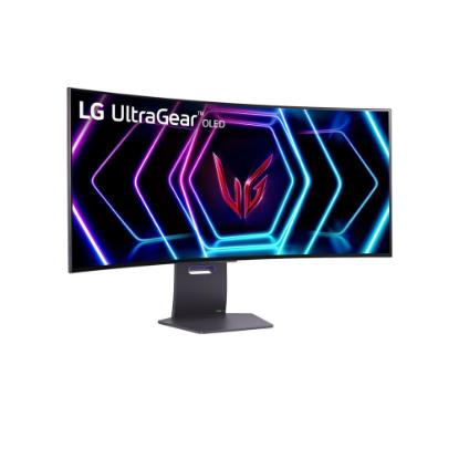 Gaming monitor 38,5" LG 39GS95QE-B.AEU, UWQHD, OLED, 240Hz, 1ms, 275cd/m2, G-Sync, FreeSync ukrivljeni, črni