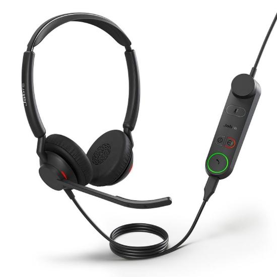 Slušalke JABRA Engage 50 II UC, Engage 50 II Link, on-ear, Stereo, USB-A, črne