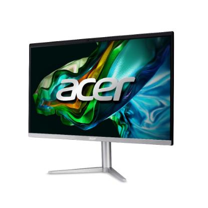 AiO ACER Aspire C24-1300 DQ.BL0EX.002 / Ryzen 5 7520U, 16GB, 1 TB SSD, AMD Radeon Graphics, 23.8" FHD, tipkovnica, miš, bez OS, srebrno