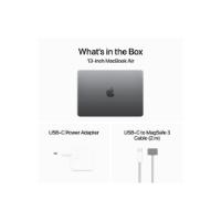Prenosnik APPLE MacBook Air 13.6" MXCR3ZE/A / 8-Core M3, 16GB, 512GB SSD, Apple 10-Core GPU, 13.6" 2560x1664 IPS, macOS, sivi