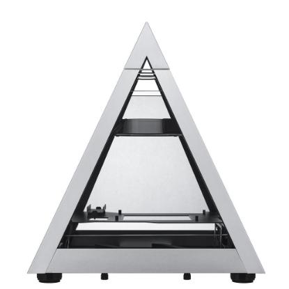 Ohišje AZZA Pyramid Mini 806, prozor, mini ITX, srebrno