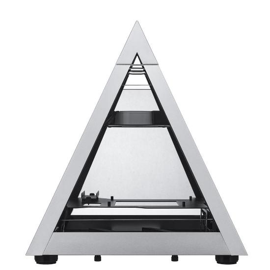 Ohišje AZZA Pyramid Mini 806, prozor, mini ITX, srebrno