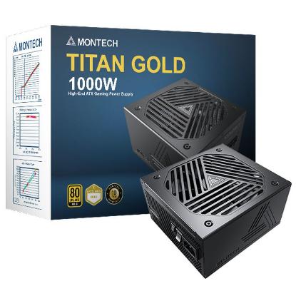 Napajalnik 1000W, MONTECH Titan Gold 1000, ATX, modularno, 135mm vent. 80+ Gold