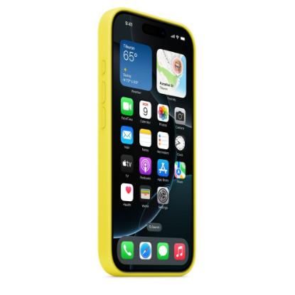 Ovitek APPLE Silicone Case, za iPhone 16 Pro, MagSafe, žuta