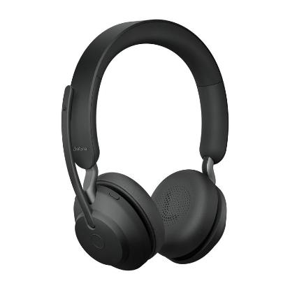 Slušalke JABRA Evolve2 65 UC Link380c, on-ear, Stereo, USB, BT, stalak, crne