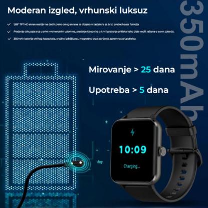 Pametna ura BLACKVIEW R50, modri