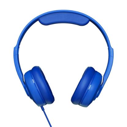 slušalke SKULLCANDY CASSETTE JUNIOR ON-EAR W/TAP TECH, in-ear, mikrofon, modre