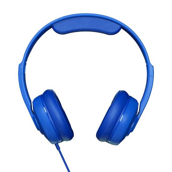 slušalke SKULLCANDY CASSETTE JUNIOR ON-EAR W/TAP TECH, in-ear, mikrofon, modre
