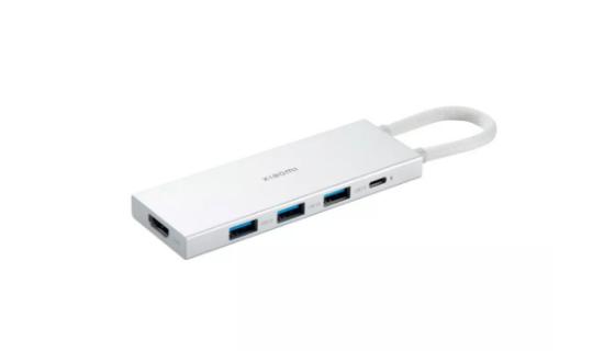 Priklopna postaja XIAOMI 5-in-1 Type-C Hub, 3x USB-A, 1x HDMI, 1x USB-C