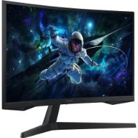 Monitor 27" SAMSUNG LS27CG552EUXEN, QHD, VA, 165Hz, 1ms, 330cd/m2, FreeSync, ukrivljen, črni