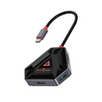 USB HUB WHITE SHARK HEXAGON, USB-C na 3x USB 3.0, 1x HDMI, 1x microSD utor