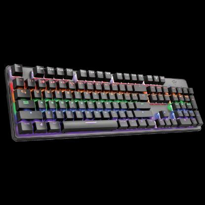 Tipkovnica TRUST GXT 865 ASTA, Gaming, mehanska, USB, US layout, črna