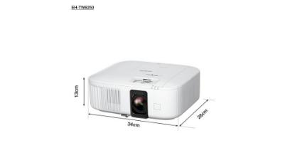 Projektor 3LCD, EPSON EH-TW6250, 3840x2160, 2800 ANSI Lumena, 35.000:1, beli