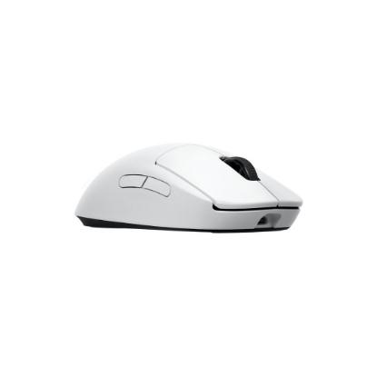 Miška LOGITECH Pro 2 Lightspeed, RGB, optični, brezžični, 32000dpi, beli