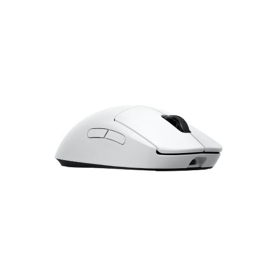Miška LOGITECH Pro 2 Lightspeed, RGB, optični, brezžični, 32000dpi, beli
