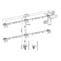 Stojalo za monitor SBOX LCD-352/6-2