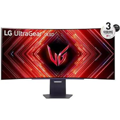 Gaming monitor 45" LG UltraGear 45GS95QE-B, WQHD, OLED, 240Hz, 1ms, 270cd/m2, G-Sync,  ukrvljeni, črni