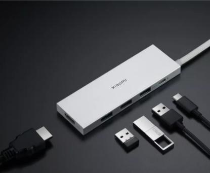 Priklopna postaja XIAOMI 5-in-1 Type-C Hub, 3x USB-A, 1x HDMI, 1x USB-C
