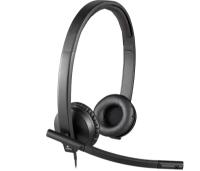 Slušalke LOGITECH Headset H570e. USB, črne