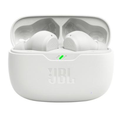 slušalke JBL Wave Beam, brezžične, Bluetooth, in-ear, bele