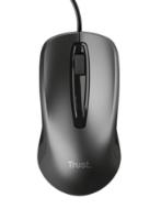 Miška Trust Basics Wired, optični, 1200dpi, črni