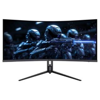 Gaming monitor 34" TESLA 34GH948BW, WQHD, VA, 165Hz, 1ms, 500cd/m2, ukrivljen, črni
