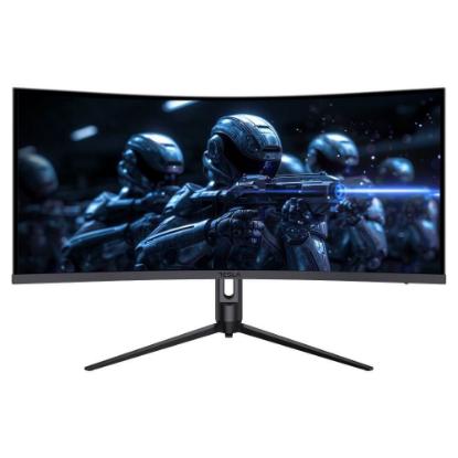 Gaming monitor 34" TESLA 34GH948BW, WQHD, VA, 165Hz, 1ms, 500cd/m2, ukrivljen, črni